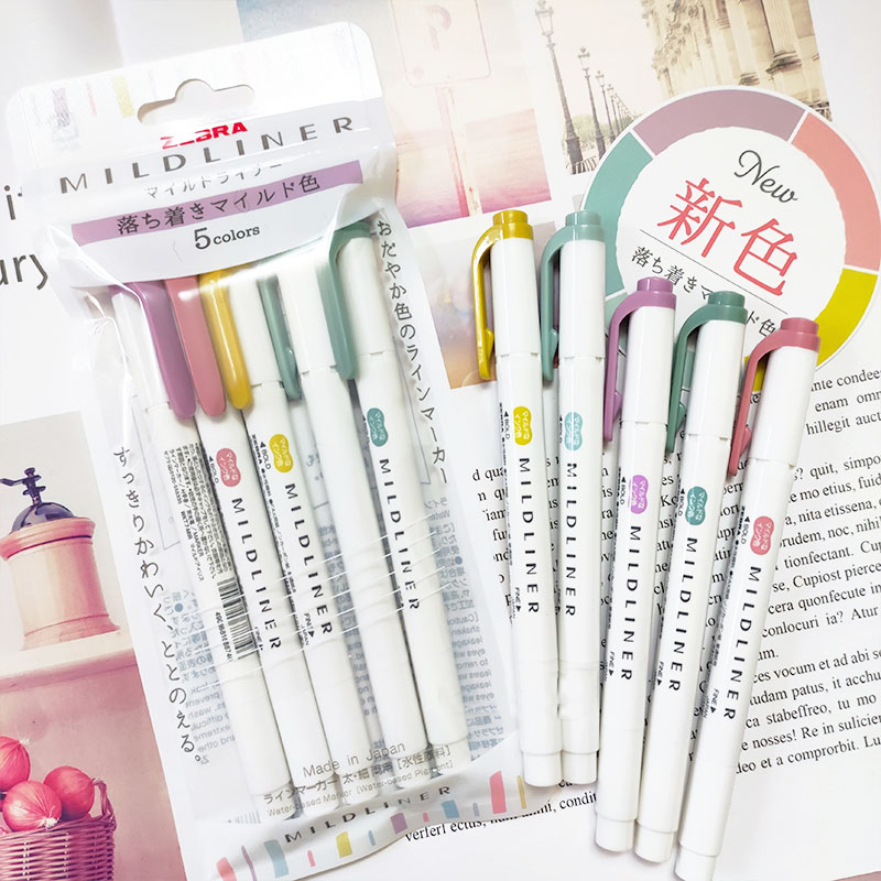 Zebra Pen Sarasa - Nuevos marcadores resaltadores cebra mildliner, bolígrafo