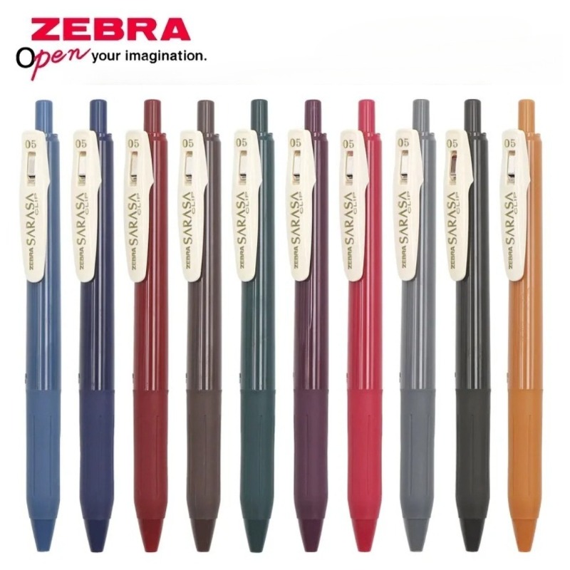 Zebra Pen Sarasa - Bolígrafos de Gel Retro ZEBRA Zebra