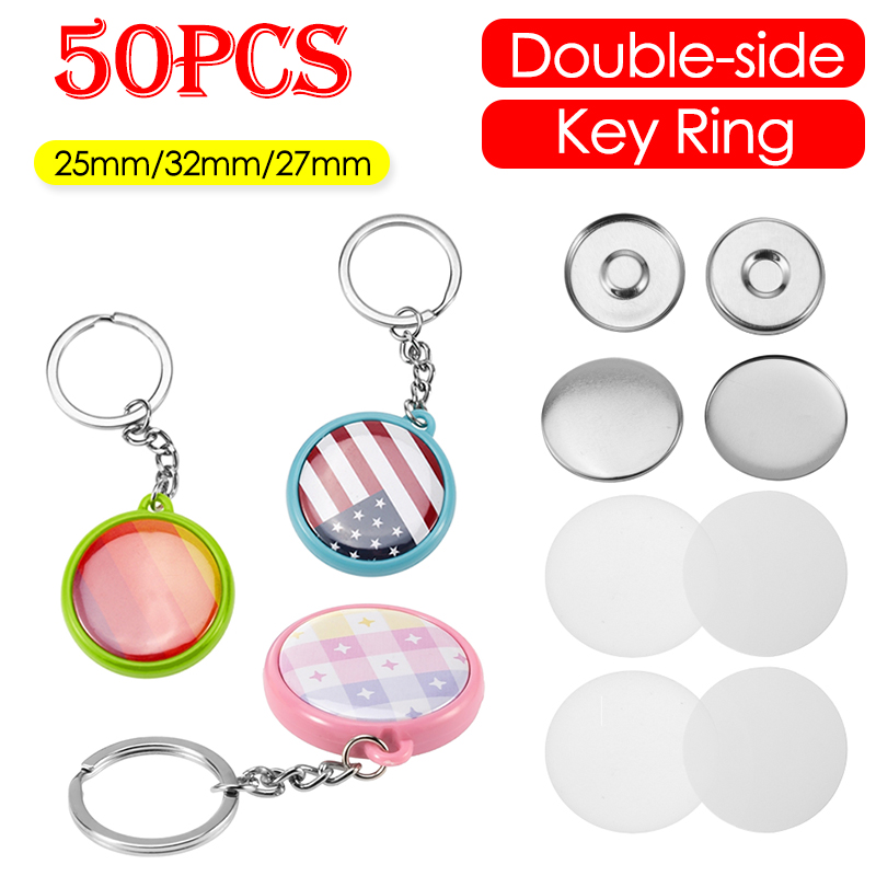 Button Badge Blank - 50 piezas/Set 25mm 32mm 37mm Botones