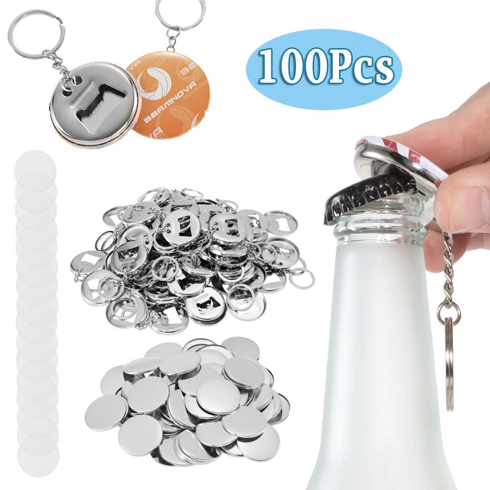 Button Badge Blank - 100 Uds. Abridor de botellas de