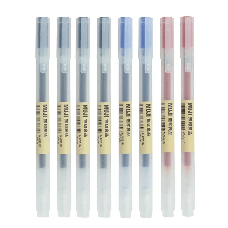 6/8 unids/set bolígrafo de Gel - Muji Stationery Gel Pen reseña y precio
