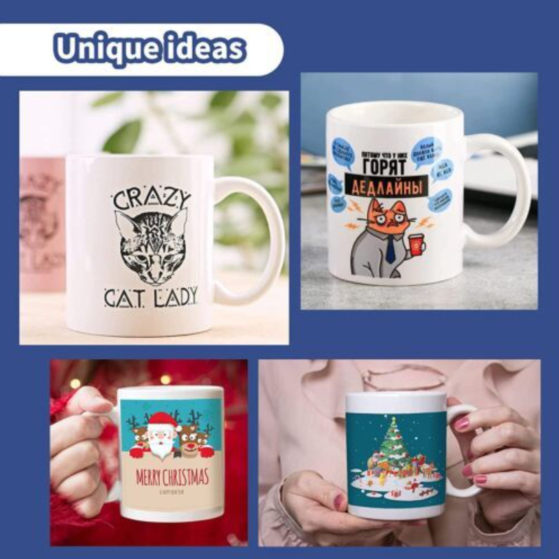 Tazas de Sublimación HTVRONT,  - Sublimation Mug White reseña y precio