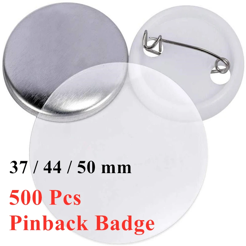 500 unids/set insignia en blan - Button Badge Blank reseña y precio
