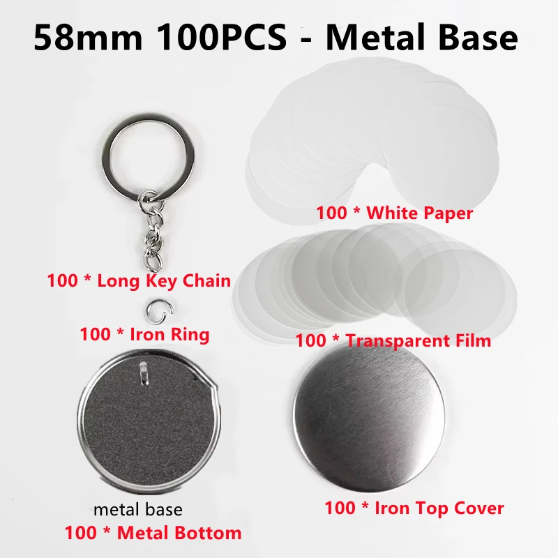 100 Uds. Suministros para hace - Button Badge Blank reseña y precio