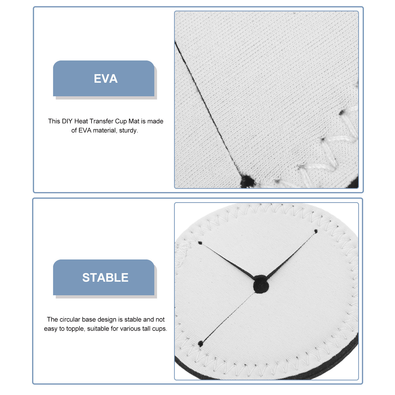 4 Posavasos Redondos de Sublim - Coaster Sublimation Blank reseña y precio