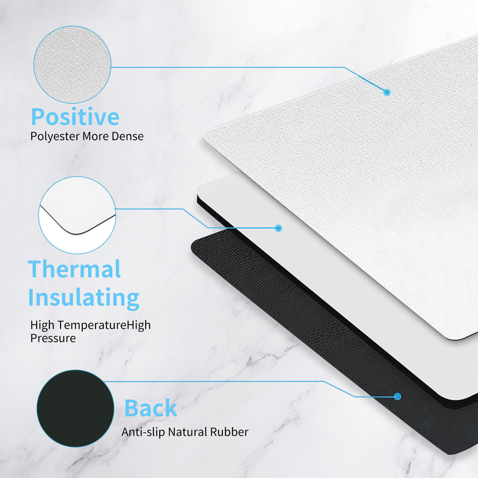 Alfombrilla de ratón de sublim - Mouse Pad Blank Sublimation reseña y precio