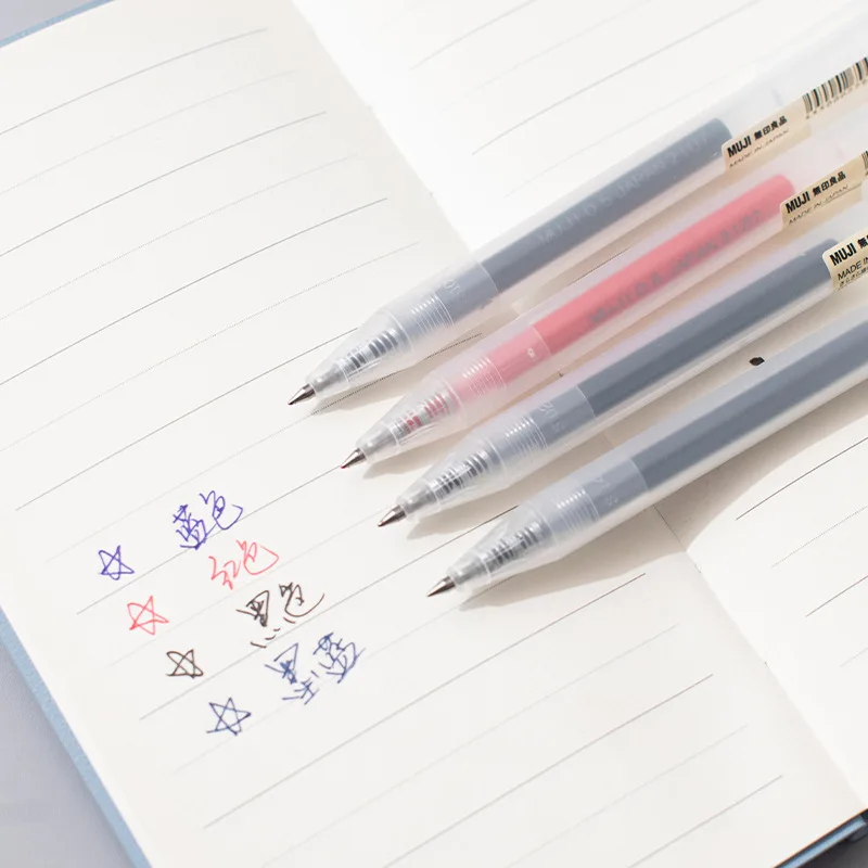1/3 unids/set Kawaii MUJIS bol - Muji Stationery Gel Pen reseña y precio