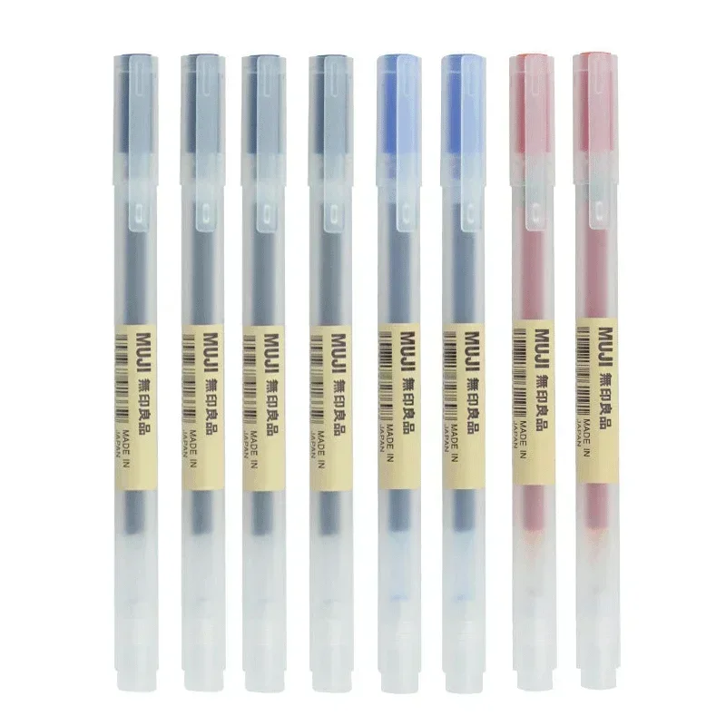 6/8 unids/set bolígrafo de Gel - Muji Stationery Gel Pen reseña y precio