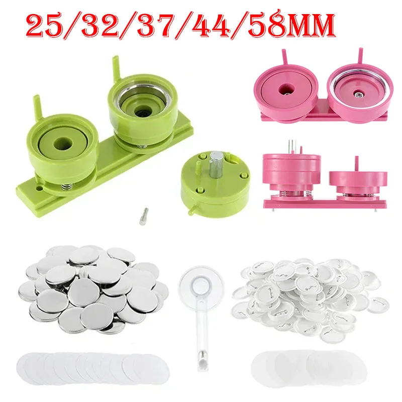 100 juegos 25/32/37/44/58mm Pi - Button Badge Blank reseña y precio
